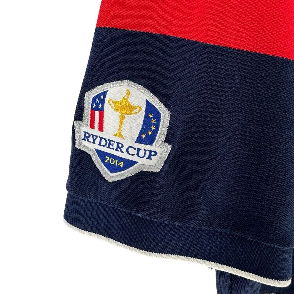 Polo Golf Ralph Lauren Polo Shirt Mens M Ryder Cup 2014 Scotland USA Performance - Picture 6 of 16